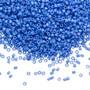 DB1597 - 11/0 - Miyuki Delica - Opaque Matte Rainbow Cyan Blue - 50gms - Cylinder Seed Beads