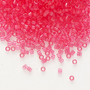 DB1308 - 11/0 - Miyuki Delica - Transparent Dark Rose - 50gms - Cylinder Seed Beads