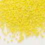 DB0160 - 11/0 - Miyuki Delica - Opaque Rainbow Yellow - 50gms - Cylinder Seed Beads