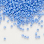 DB0881 - 11/0 - Miyuki Delica - Opaque Matte Rainbow Light Blue - 50gms - Cylinder Seed Beads
