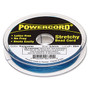 Cord, Powercord®, elastic, turquoise , 0.5mm, 4 pound test. Sold per 25-meter spool.