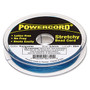 Cord, Powercord®, elastic, turquoise , 0.5mm, 4 pound test. Sold per 25-meter spool.