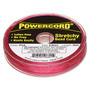 Cord, Powercord®, elastic, pink , 0.8mm, 8.5 pound test. Sold per 25-meter spool.