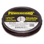 Cord, Powercord®, elastic, navy blue , 0.8mm, 8.5 pound test. Sold per 25-meter spool.