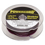 Cord, Powercord®, elastic, navy blue , 1mm, 14 pound test. Sold per 25-meter spool.