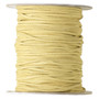 Cord, faux suede lace, tan. Sold per 100-yard spool.