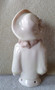 Porcelain half doll - Ester - pale green - 10cm high