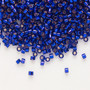 DB0610 - 11/0 - Miyuki Delica - Transparent Silver Lined Royal Purple - 50gms - Cylinder Seed Beads