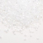 DB0670 - 11/0 - Miyuki Delica - Opaque Silk Rainbow White - 50gms - Cylinder Seed Beads