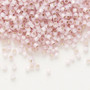 DB0624 - 11/0 - Miyuki Delica - Transparent Silver Lined Opal Baby Pink - 50gms - Cylinder Seed Beads