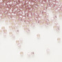 DB1434 - 11/0 - Miyuki Delica - Transparent Silver Lined Crystal Glazed Rose - 7.5gms - Cylinder Seed Beads