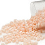 DB1522 - 11/0 - Miyuki Delica - Opaque Matte White Glazed Rainbow Salmon - 50gms - Cylinder Seed Beads