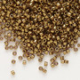 DB0022L - 11/0 - Miyuki Delica - Metallic Light Bronze - 50gms - Cylinder Seed Beads