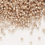 DB0433 - 11/0 - Miyuki Delica - Opaque Galvanized Champagne - 7.5gms - Cylinder Seed Beads