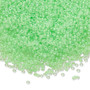 15-1120 - 15/0 - Miyuki - Transparent Luminous Colour Lined Neon Lime Green - 35gms Glass Round Seed Beads