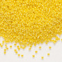 15-422D - 15/0 - Miyuki - Opaque Luster Canary - 8.2gms Vial Glass Round Seed Beads