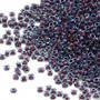15-1839 - 15/0 - Miyuki - Transparent Colour Lined Rainbow Purple - 35gms Glass Round Seed Beads