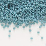 15-4702 - 15/0 - Miyuki - Opaque Matte Rainbow Nile Blue - 8.2gms Vial Glass Round Seed Beads