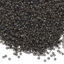 15-4511 - 15/0 - Miyuki - Opaque Picasso Black - 35gms Glass Round Seed Beads