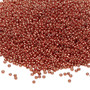 15-4207 - 15/0 - Miyuki - Duracoat® Opaque Galvanised Copper - 35gms Vial Glass Round Seed Beads