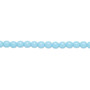 4mm - Czech - Opaque Turquoise Blue - Strand (16") - Glass Druk Round Bead