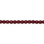 4mm - Czech - Transparent Garnet Red - Strand (16") - Glass Druk Round Bead