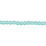 4mm - Czech - Transparent Light Aqua - Strand (16") - Glass Druk Round Bead