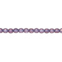 4mm - Czech - Translucent Lilac Luster - Strand (16") - Glass Druk Round Bead