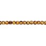 4mm - Czech - Translucent Tortoise Luster - Strand (16") - Glass Druk Round Bead