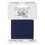 Thread, Purely Silk™, Navy Blue. 1 x Card Size E - 24yds