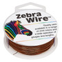 1 x reel of Zebra Wire round - 26 guage (30 yards, 27 metres) Brown