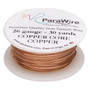 Wire, ParaWire™, copper, round, 26 gauge. Sold per 30-yard spool.