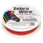 1 x reel of Zebra Wire round - 18 guage (10 yards, 9 metres) Red