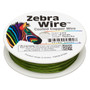 1 x reel of Zebra Wire round - 18 guage (10 yards, 9 metres) Lime Green