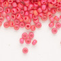 8-407FR - 8/0 - Miyuki - Opaque Matte Rainbow Coral - 50gms - Glass Round Seed Bead