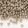 8-4222 - 8/0 - Miyuki - Duracoat® Opaque Galvanized Pewter - 50gms - Glass Round Seed Bead