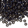 6-4282 - 6/0 - Miyuki - Duracoat® Transparent Silver Lined Dark Navy Blue - 25gms - Glass Round Seed Bead