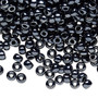 6-451 - 6/0 - Miyuki - Opaque Metallic Hematite - 25gms - Glass Round Seed Bead