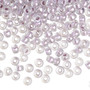 6-4612 - 6/0 - Miyuki - Translucent Pearlized Colour Lined Lavender - 25gms - Glass Round Seed Bead