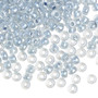 6-4611 - 6/0 - Miyuki - Translucent Pearlized Colour Lined Blue - 25gms - Glass Round Seed Bead