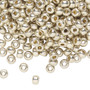 6-4201 - 6/0 - Miyuki - Duracoat® Opaque Galvanized Silver - 25gms - Glass Round Seed Bead