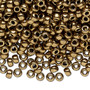 6-457 - 6/0 - Miyuki - Opaque Metallic Dark Gold - 25gms - Glass Round Seed Bead