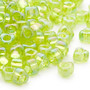 TR5-1153 - Miyuki - #5 - Translucent Iris Lime - 25gms - Triangle Glass Bead