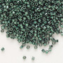 DB0458 - 11/0 - Miyuki Delica - Opaque Nickel-Finished Dark Green - 50gms - Cylinder Seed Bead