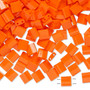 TL406 - Miyuki Tila - Opaque Orange - 10gms - Two Hole Square glass beads