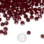 4mm - Preciosa Czech - Garnet - 24pk - Faceted Round Crystal