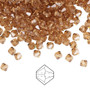 4mm - Preciosa Czech - Light Colorado Topaz - 48pk - Faceted Bicone Crystal