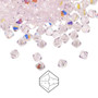 4mm - Preciosa Czech - Pink Sapphire AB - 144pk - Faceted Bicone Crystal