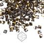 4mm - Preciosa Czech - Crystal Half Coated Aurum - 720pk - Faceted Bicone Crystal