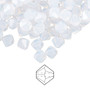 6mm - Preciosa Czech - White Opal - 24pk - Faceted Bicone Crystal